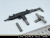 【(NoBrand)】UZI ウージー サブマシンガン SMG 1/6スケール 短機関銃