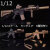 【HASUKI】WM-04A  A/B/C 1/12 MK18 近接戦闘用アサルトライフル 1/12スケール ドール・フィギュア用アクセサリー
