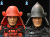 【DID】XJ80016A / XJ80017A 1/12 Palm Hero Japan Sengoku Soldier - Red / Black 戦国武将 侍 武士