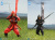 【DID】XJ80016A / XJ80017A 1/12 Palm Hero Japan Sengoku Soldier - Red / Black 戦国武将 侍 武士