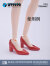 【ZYTOYS】ZY1046 A/B/C Pointed Square Heel High Heels 1/6 女性ドール用ハイヒール 1/6スケール 女性用シューズ