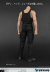 【ZYTOYS】ZY16-12 Black vest combat trousers 1/6スケール 男性用コスチューム