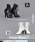 【ZYTOYS】ZY16-28 AB ハイヒールショートブーツ 1/6スケール 女性用シューズ