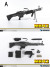 【ZYTOYS】ZY2010ABCD MK43 1/6スケール 機関銃