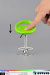 【ZYTOYS】ZY3004 A B C D E 1/6 Round bar swivel chair 1/6スケール チェア 椅子