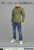 【ZYTOYS】ZY5001 Men's Military Green + Jeans Clothes Set 1/6スケール シャツ＆ジーンズ