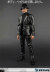 【ZYTOYS】ZY5007 Men's black leather clothing suit 1/6スケール 男性スーツ＆帽子＆シューズ