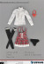 【ZYTOYS】ZY5021 Long sleeved popcorn dress ドレス 1/6スケール 女性コスチューム