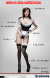 【ZYTOYS】ZY5024 メイド服セット 1/6スケール 女性コスチューム