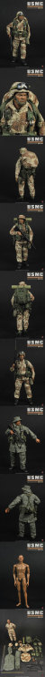 【Soldier Story】1/6 USMC 1st Battalion 2nd Marine Division Operation Desert Saber アメリカ海兵隊 湾岸戦争1991年