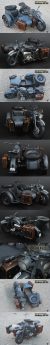 【Soldier Story】1/6 ZUNDAPP KS750 MOTORCYCLE  ドイツ国防軍 ツェンダップKS750 オートバイ サイドカー付