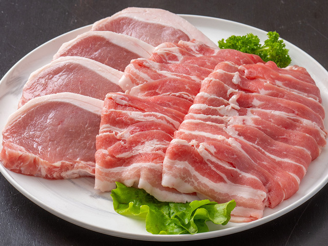 広島県産六穀豚ステーキスライスセット1200g
