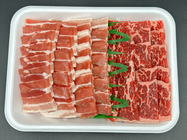 焼肉セット（牛バラ豚バラ）800g