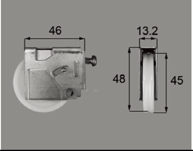 新日軽 ビル用サッシ戸車 LC1106 (SVE72S01)
