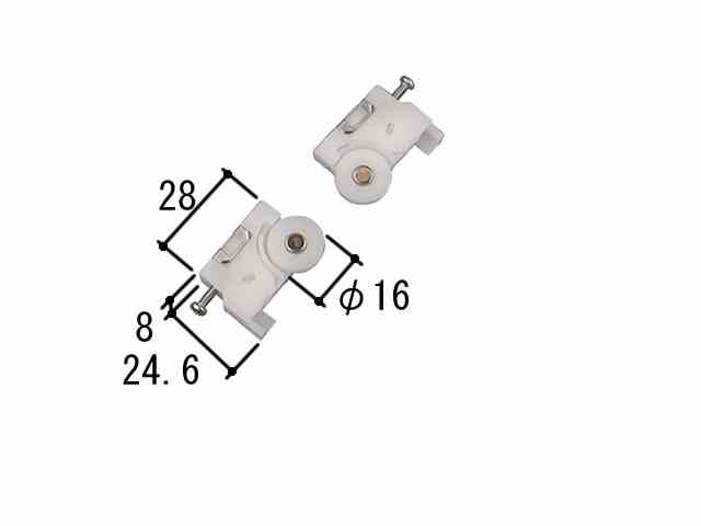 三協アルミ NM型網戸戸車　WB1741  【ネコポス可】