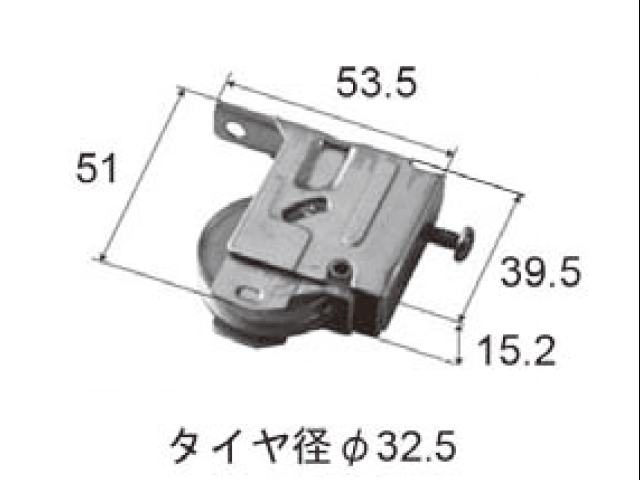 トステム サッシ TBR70 戸車 BHP165D 【ネコポス可】