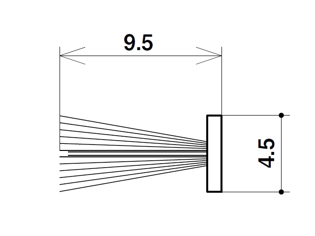 モヘア 4.5×9.5 トステムYDM022 フィン付き