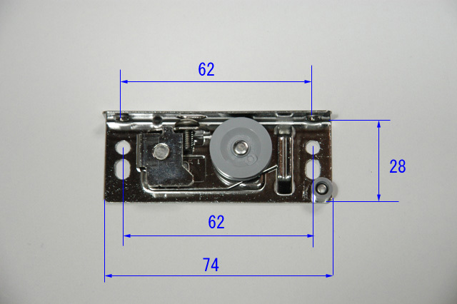YKKビル用網戸戸車 4K15431 取付ねじ付き
