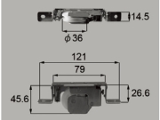 新日軽 ビル用サッシ戸車LC95(SVW254S01)