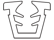 トステム 9ミリ口溝幅用 U字型グレチャンビード