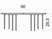 トステム サッシ上枠風止板CPJ1A　 【クリックポスト可】