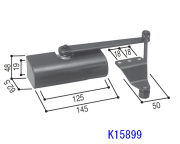 YKKアパートドア2FD用ドアクローザ K15899 【送料無料】