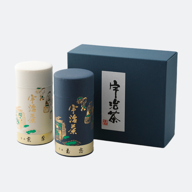 K-50 宇治の誉(玉露) 160g缶入り/京の香り(煎茶) 160g缶入り
