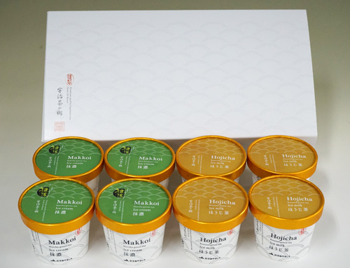 抹濃（抹茶）・ほうじ茶アイスセット