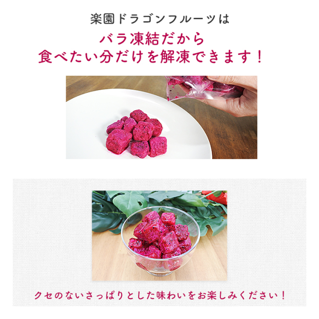 楽園ドラゴンフルーツ（レッド） 500g | UJURO by ヤマダイ食品公式