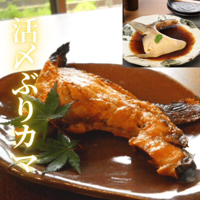 ぶりカマ１パック（２個入）／冷凍