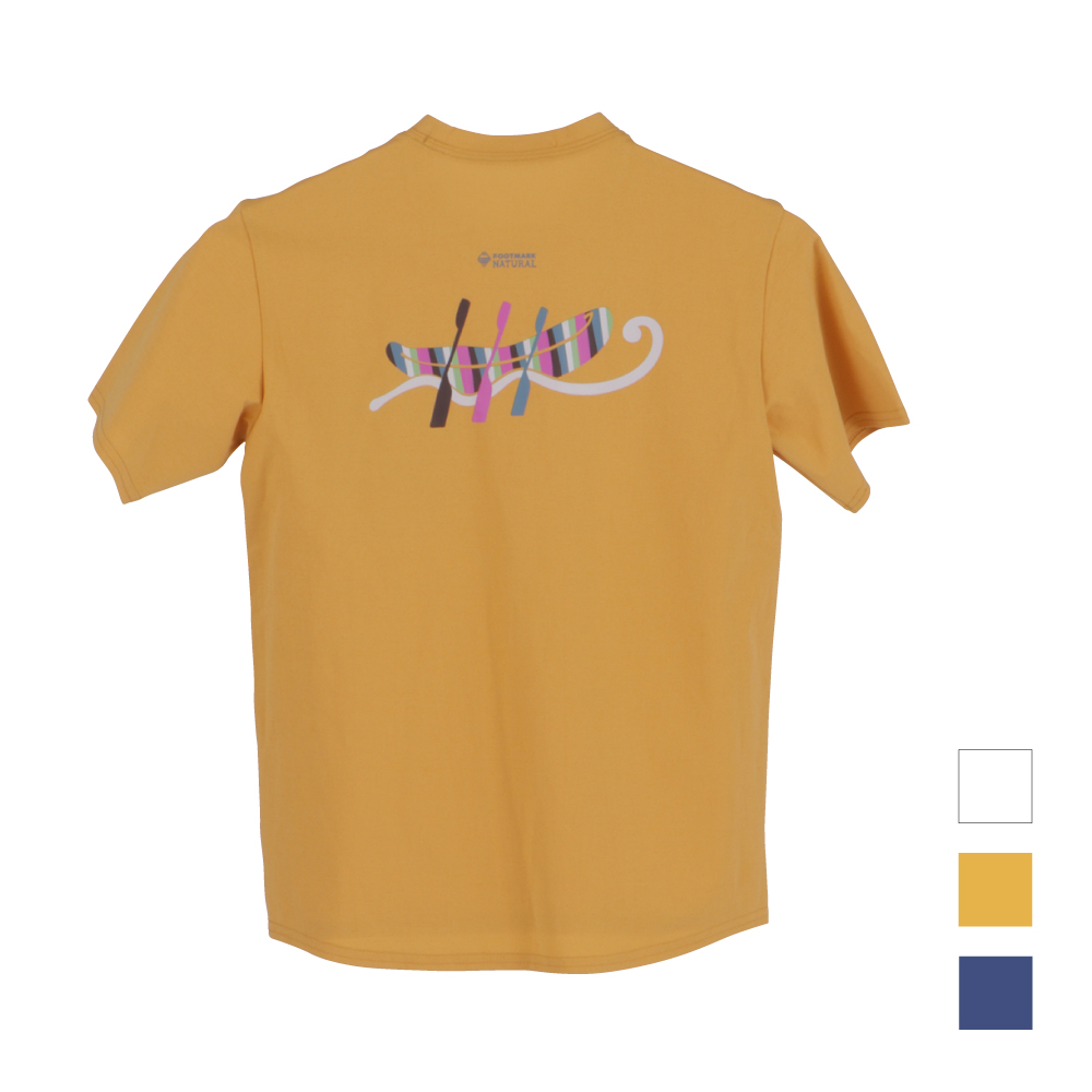 【まとめ割対象　2点で5％OFF、3点で7％OFF、4点で10％OFF】FOOTMARK NATURAL　キッズ半袖プルオーバーTシャツ　3100136