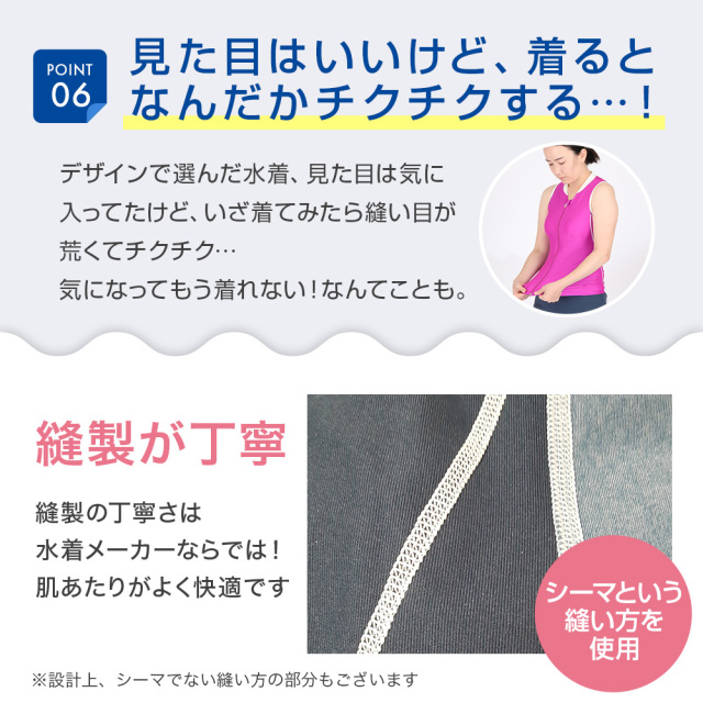 キャップ付き高機能袖付セパレートフィットネス水着1210147