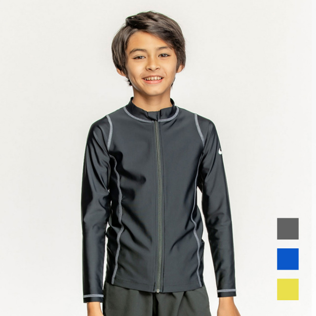 【2024 SP SU 】【30%OFF】【NIKE SWIM公式】BOYS ロングスリーブ F/Z UV ハイドロガード 1991092