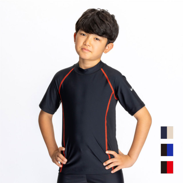 【NIKE SWIM公式】【30%OFF】ナイキ SS25 ボーイズ半袖ラッシュガード 1991105 】