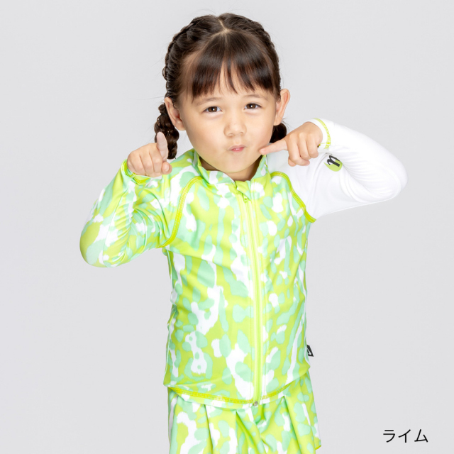 ルナ専用 NIKE SWIM公式】ナイキ SS25 トドラーガールズジップ付き