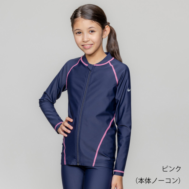 NIKE SWIM公式】ナイキ SS26 ユニセックスジップ付き長袖ラッシュ