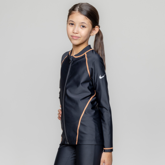 NIKE SWIM公式】ナイキ SS26 ユニセックスジップ付き長袖ラッシュ