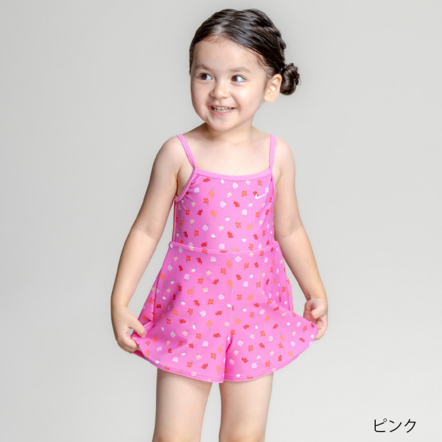 【2024SPSU新商品】NIKESWIMナイキトドラー水着ベビー女の子赤ちゃん女子女児キッズ90100110120トドラーガールズワンピース1991094