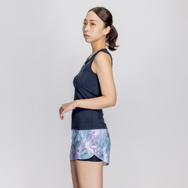 NIKE SWIM公式】ナイキ SP25 ジップ付き袖なし総柄2in1パンツ