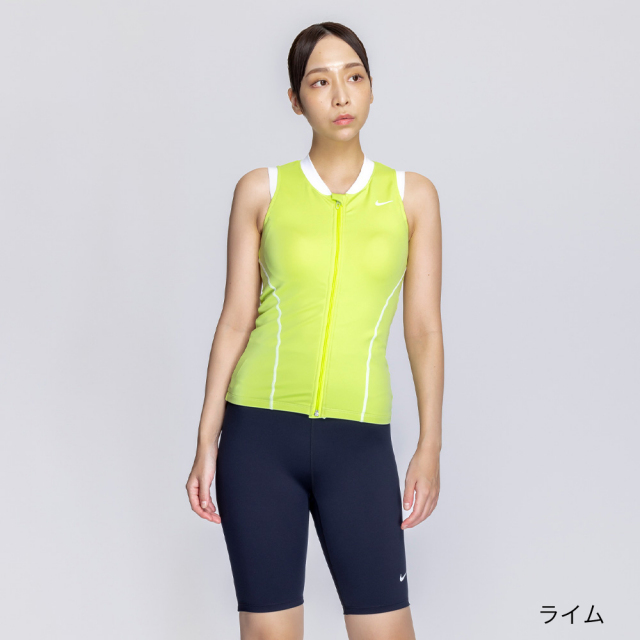 NIKE SWIM公式】ナイキ SU25 ジップ付き袖なしセパレーツ 2993135