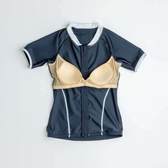 ナイキ(NIKE)フィットネス水着 レディース 水泳 SU25 ジップ付き半袖セパレーツ 2993136-006(Lady’s) NIKE SWIM公式】ナイキ SU25 ジップ付き半袖セパレーツ 2993136