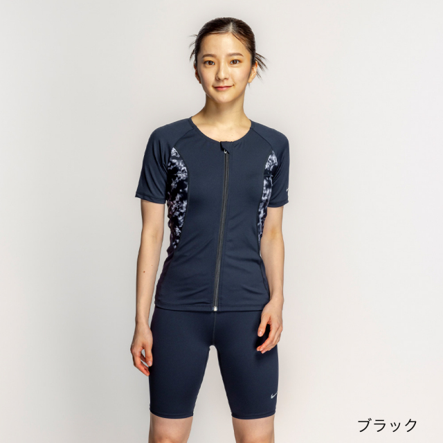 NIKE SWIM公式】ナイキ FA25 ジップ付き半袖セパレーツ 2993145
