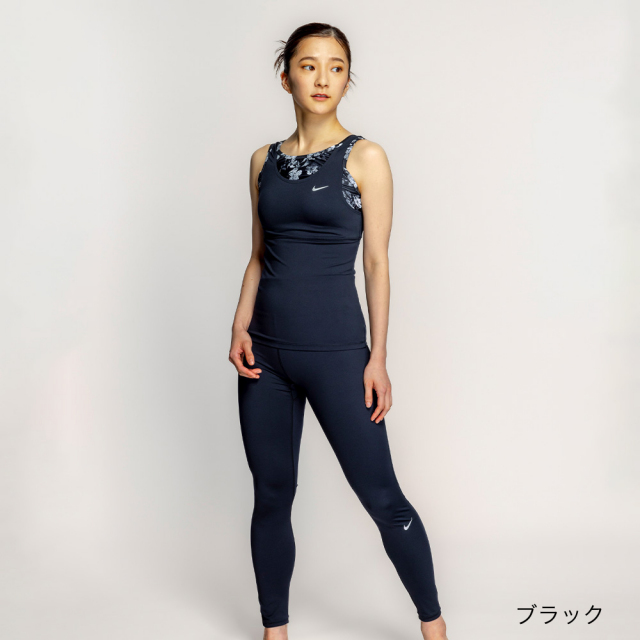着せ替え服・アウトフィット nico NIKE SWIM公式】ナイキ SU25 クロップドジップ付き袖なし