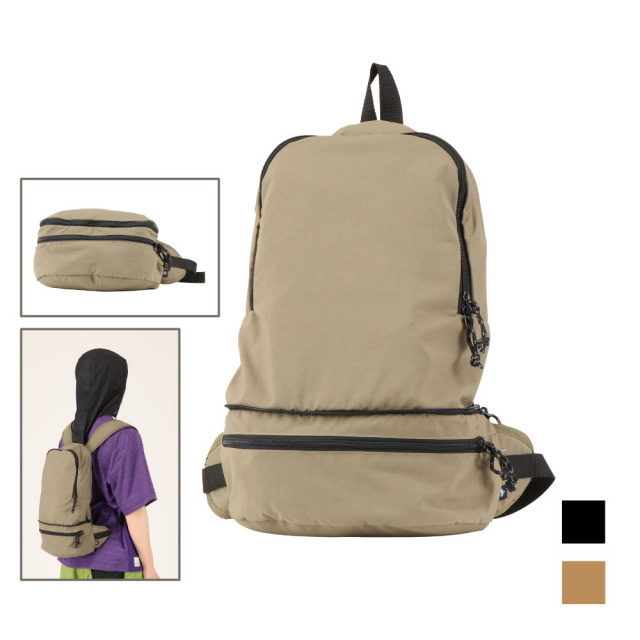 FOOTMARK NATURAL　フード付き2WAYリュック　3100015