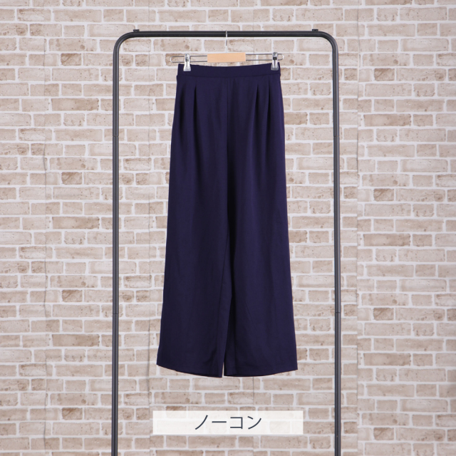 FOOTMARK NATURALレディースタックワイドパンツ3100305