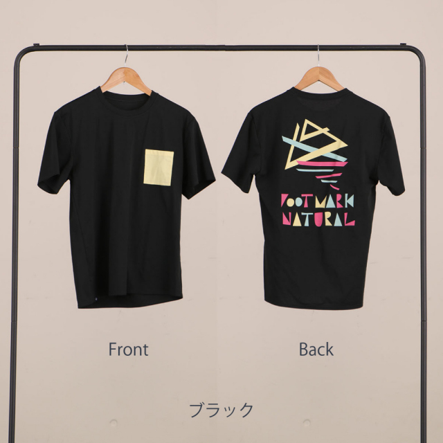 FOOTMARK NATURALメンズ半袖プルオーバーTシャツ（バックプリント）3100312