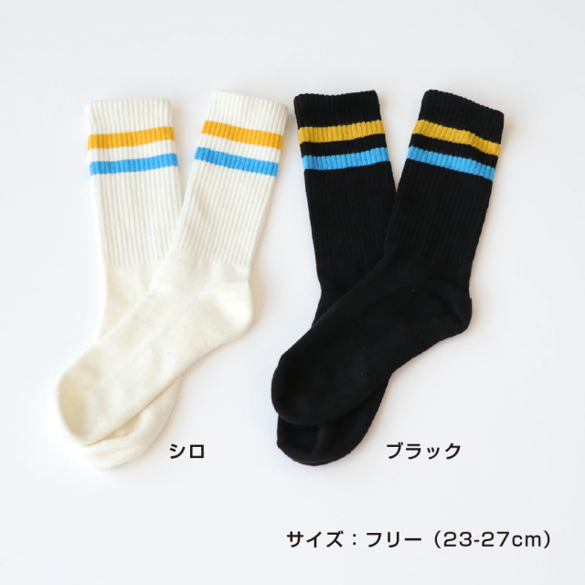 FOOTMARK NATURAL ラインソックス 3100479