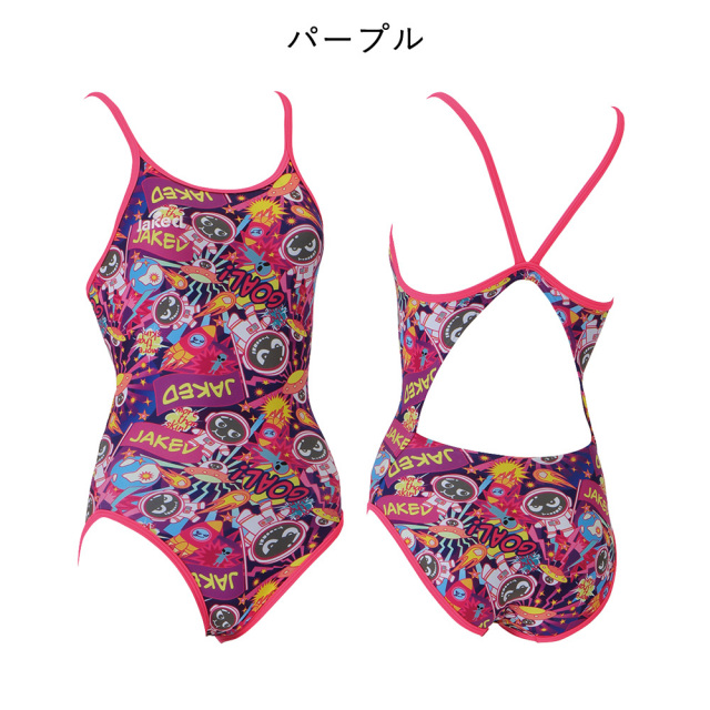 Jakedレディース練習用トレーニング水着820572カラー18グレー