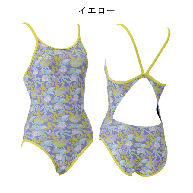 Jakedレディース練習用トレーニング水着820572カラー04オレンジ