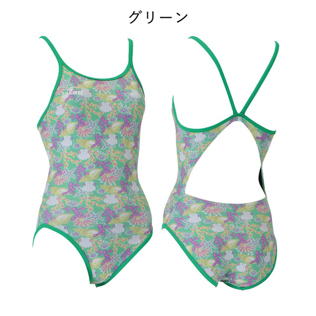 Jakedレディース練習用トレーニング水着820572カラー18グレー